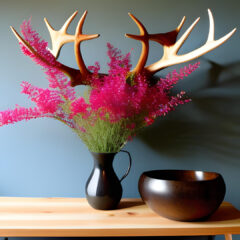 ジビエの可能性：エゾシカの角をアートに生まれ変わらせるクロスシンキング